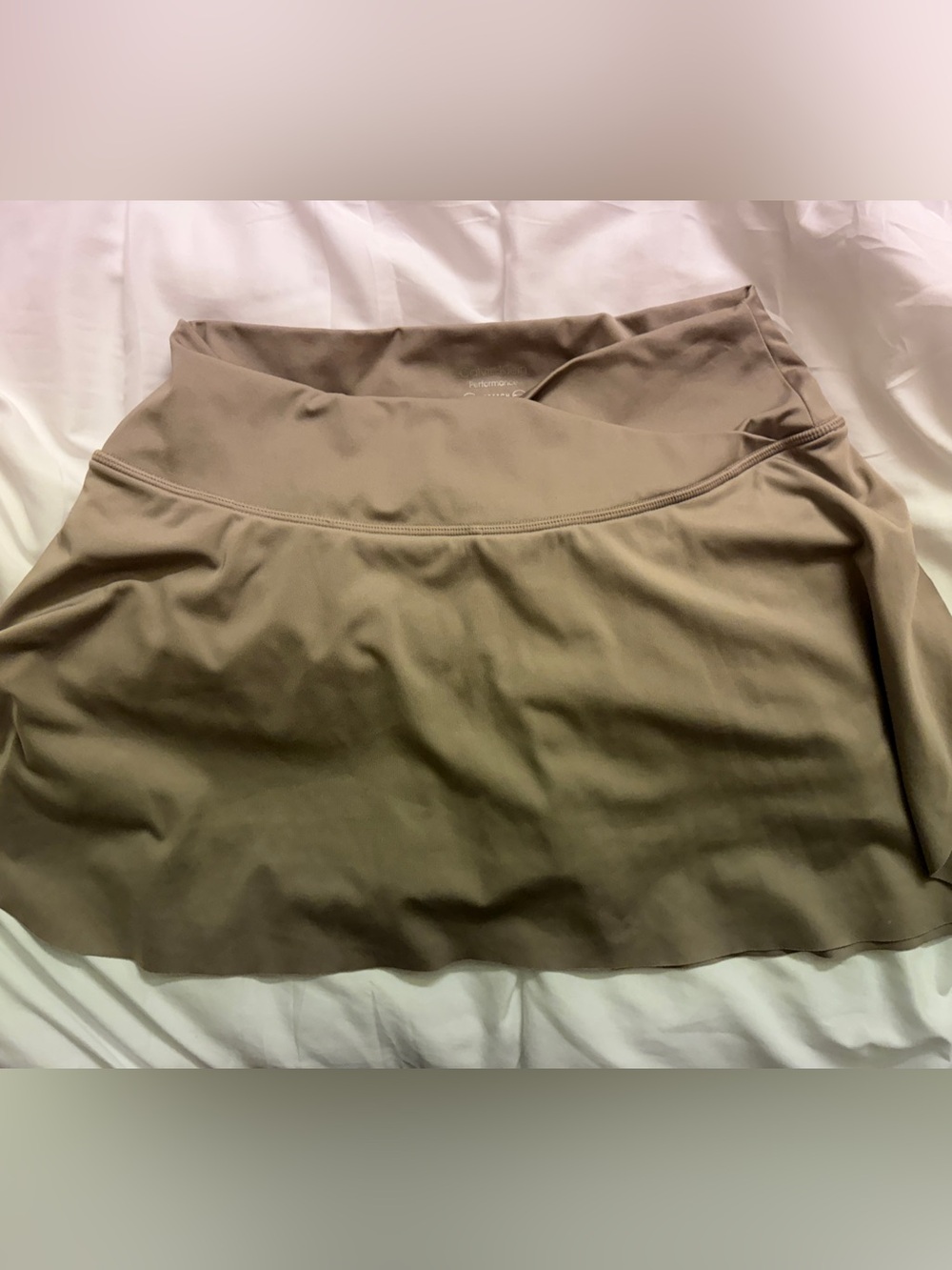Calvin Klein Performance Beige/Tan Activewear Skirt